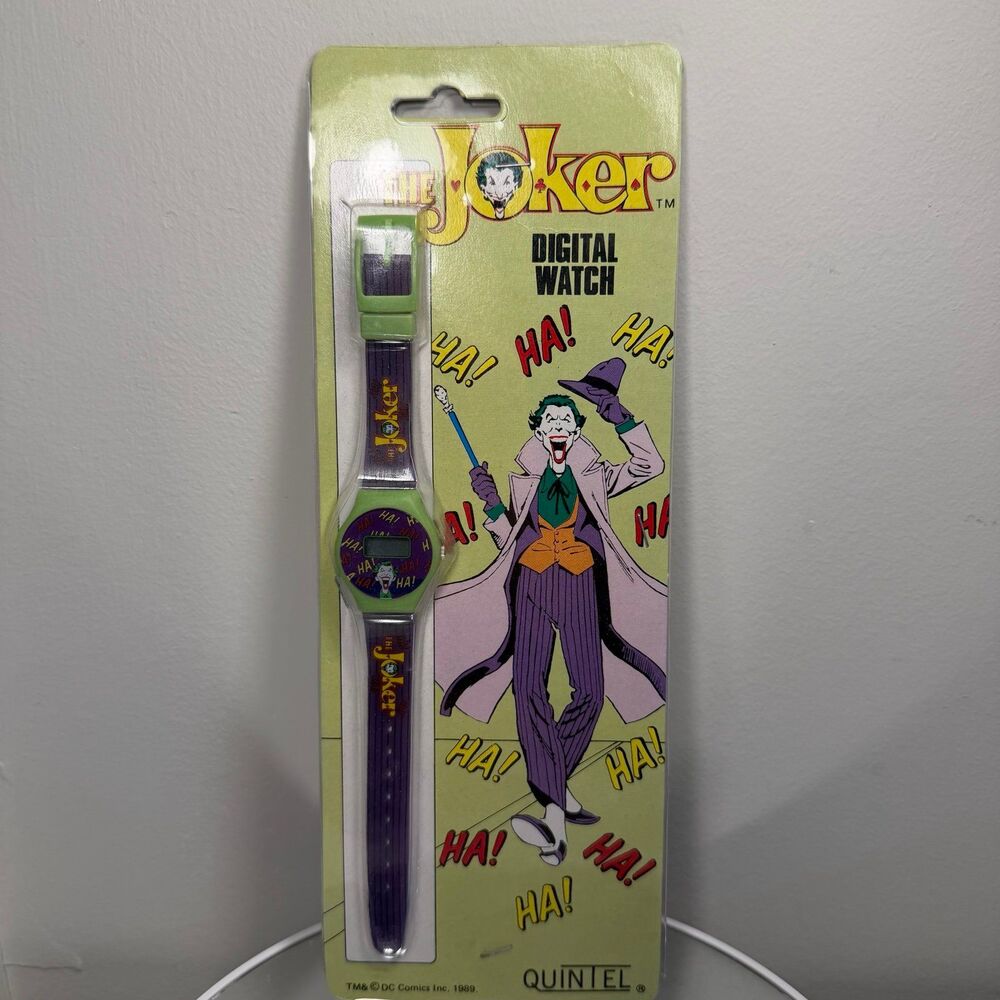 1989 Joker Watch 90s Toy / 1990s - Collectible Kids Watch I Love the 90s vintage